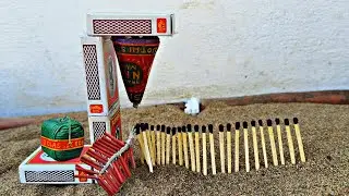 Diwali Anar 🧨 Dhamaka Experiment With Matchbox  💥💥 #experiment