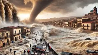 Disaster in Italy, Sicily Hit by Severe Weather, Flooding, and Tornadoes!