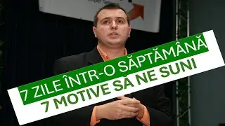 IT Learning: 7 zile &icirc;ntr-o săptăm&acirc;nă,7 motive să ne suni.