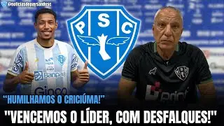 PAYSANDU CALA O HERIBERTO H&Uuml;LSE! M&Aacute;RCIO RESPONDE TUDO AP&Oacute;S GOLEADA &Eacute;PICA! NOT&Iacute;CIAS DO PAYSANDU SC