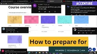 How To Prepare For Accenture Primers Assessment |Techgenics | ASA  |#ShrutiSAgarwal