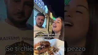 Se ti chiedessero un pezzo di magiare cosa fareste voi?