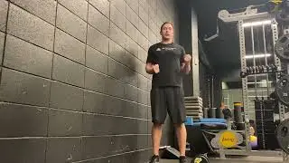 Single Leg Hip Hinge w/ Wall Support