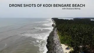 FAMOUS DRONE SHOTS OF KODI BENGARE BEACH || Udupi Beaches || Karnataka