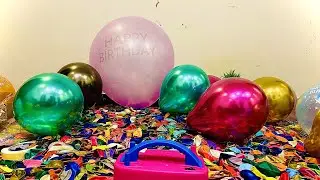 10K 🎈 Balloons Blow & Pop Challenge 🎈💥 ASMR Madness #balloon #poppballons #funny #balloonasmr