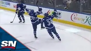 Auston Matthews Earns 100th Point Of Season Setting Up Michael Bunting Goal