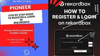 FIXED: Rekordbox Login & Registration Guide 2024 (Step-by-Step Tutorial)#mixwithdjkevin #rekordbox