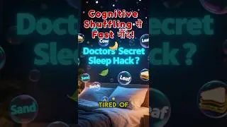 Cognitive Shuffling से Fast नींद! 🌙