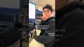 pov: how bro looks at me while the teacher has a mental breakdown #tiktok #funny #relatable