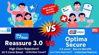 Niva Bupa ReAssure 3.0 VS HDFC ERGO Optima Secure   *Detailed Comparison *  -  Tamil (2025)