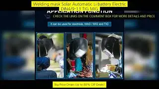 Welding Mask Solar Automatic Li Battery Electric Din4/9-13 Tig Mig Welding