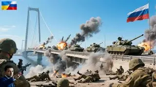 JANUARY 14! 200 RUSSIAN tanks and soldiers killed on the Crimean bridge see what happened?