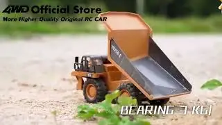 4WD Remote Control Excavator 4x4 Alloy Dump Truck Bulldozer Radio