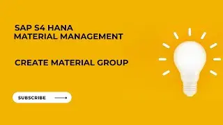 SAP MM &mdash; Создание группы материалов | Конфигурация основных записей материалов