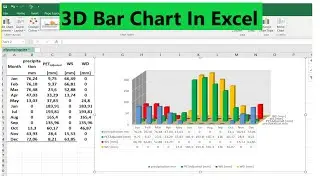 Как создать 3D-столбчатую диаграмму в Excel | 3D-столбчатая диаграмма в Excel