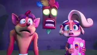 Crash Bandicoot 4: It's About Time Part 1 N. Sanity Island Present Day & The Hazardous Wastes 2084