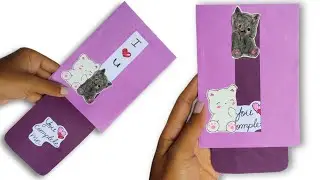 Anniversary gift for husband /boyfriend birthday card /Handmade gift /DIY slider card making ideas