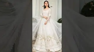 Top Pakistani Actors White Dress Asim Jofa Collection/shorts/Hania/Aiza/Kinza/komal/Iqra/Sabor