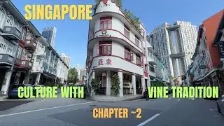 Singapore City Culture With Vine Tradition Singapore |Street Walk | Chapter ~2 | The TinTin Shop 🇸🇬