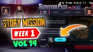 🔥PUBG NEW STATE WEEK 1 MISSION LOCATION | WEEK 1 VOL 14 STORY MISSION LOCATION