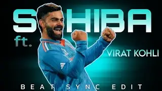 Virat Kohli X Sahiba 🥰💖|| 4k special edit || beat sync edit || #cricket 