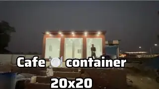 Cafe Container 20x20 #jbmlogisticsservices #containerhouse #containeroffice #shippingcontainerhouse 