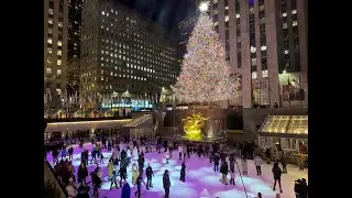 Times Square and RockFellar Live !! #NYC #newyork #live #nyc #timessquare #rockfeller #christmas