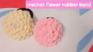 I Crocheted Flowers Onto Rubber Bands