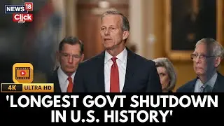 Sen. Thune Pushes For Military Pay bill Amid Longest Government Shutdown | US News | 4K