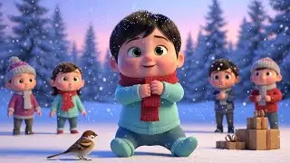 Winter Christmas Joy ❄️🎄 Fun Holiday Song for Kids | Learn Numbers and Colors