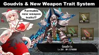 Goudvis New Item Drops! NEW Weapon Traits & Cool 2h!? | Toram Online