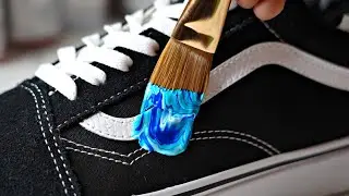Customizing VANS! 👟🎨 for my High School TEACHER !!
