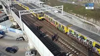 Napoli, scontri tra treni in metropolitana. Dieci feriti