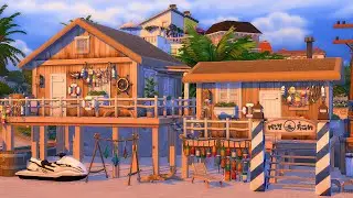 Fisher Bay 🐟  Sims 4 Speed Build