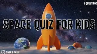🚀 Space Quiz Challenge for Kids! | Fun Facts About Planets, Stars & Astronauts 🪐