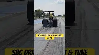 438 SBC Dragster Test & Tune Pass #fast #race #dragster #usa #fun #minnesota