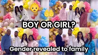 BOY OR GIRL? 🧒 👶|| GENDER REVEALED TO FAMILY 🤲🎉