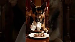The dog is eating really delicious food. #happypets #cute #2026