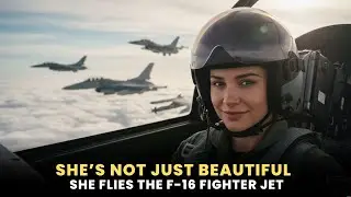 The Beautiful Air Force Pilot Who Flies the F-16 Fighter Jet