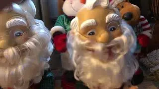 Gemmy French workshop big head santa 2nd