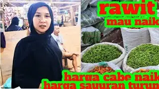 HARGA CABE SEMUA NAIK SAYURAN GERAH#PASAR INDUK CIBITUNG#26 DES 2025