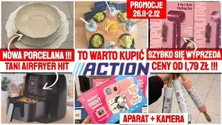 📍ACTION PROMOCJE 26-2.12💥 NOWA PORCELANA, ZESTAW DO PRZEKĄSEK, SUSZARKA HIT,  TANI AIRFRYER NOWOŚCI