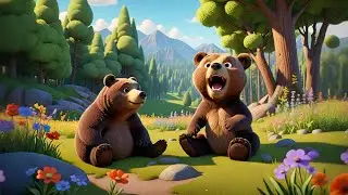 Six Baby Bears Pick Blueberries | Counting & Nature Song | Nursery Rhymes and Preschool Learning