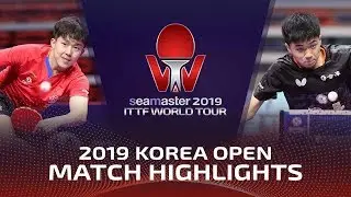 Wang Chuqin vs Lin Yun-Ju | 2019 ITTF Korea Open Highlights (R32)