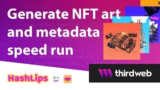 Generate NFT art and metadata speed run