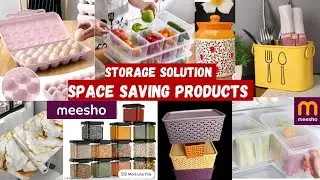 Indian kitchen makeover under 499/- | space saving products from meesho  #meeshokitchen#meeshohaul