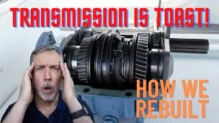 Transmission burned out. How we rebuilt it ourselves. Boat upgrades to make it a liveaboard.