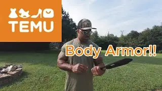 Can This Body Armor Really Stop Bullets? We put Temu body armor to the test!!