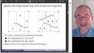 A Randomized Incremental Algorithm for a Trapezoidal Map and Directed Acyclic Graph