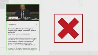 VERIFY: Claim that former FDA commissioner said he 'would not feel comfortable' giving COVID vaccine